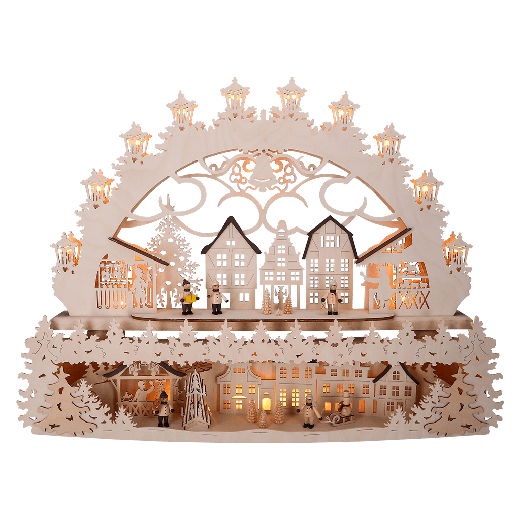 3D - Lichterbogen 'Altstädter Weihnachtsmarkt' - WeihnachtsladenSAICO