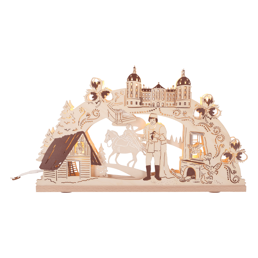 3D - Lichterbogen 'Drei Haselnüsse für Aschenbrödel' - WeihnachtsladenSAICO