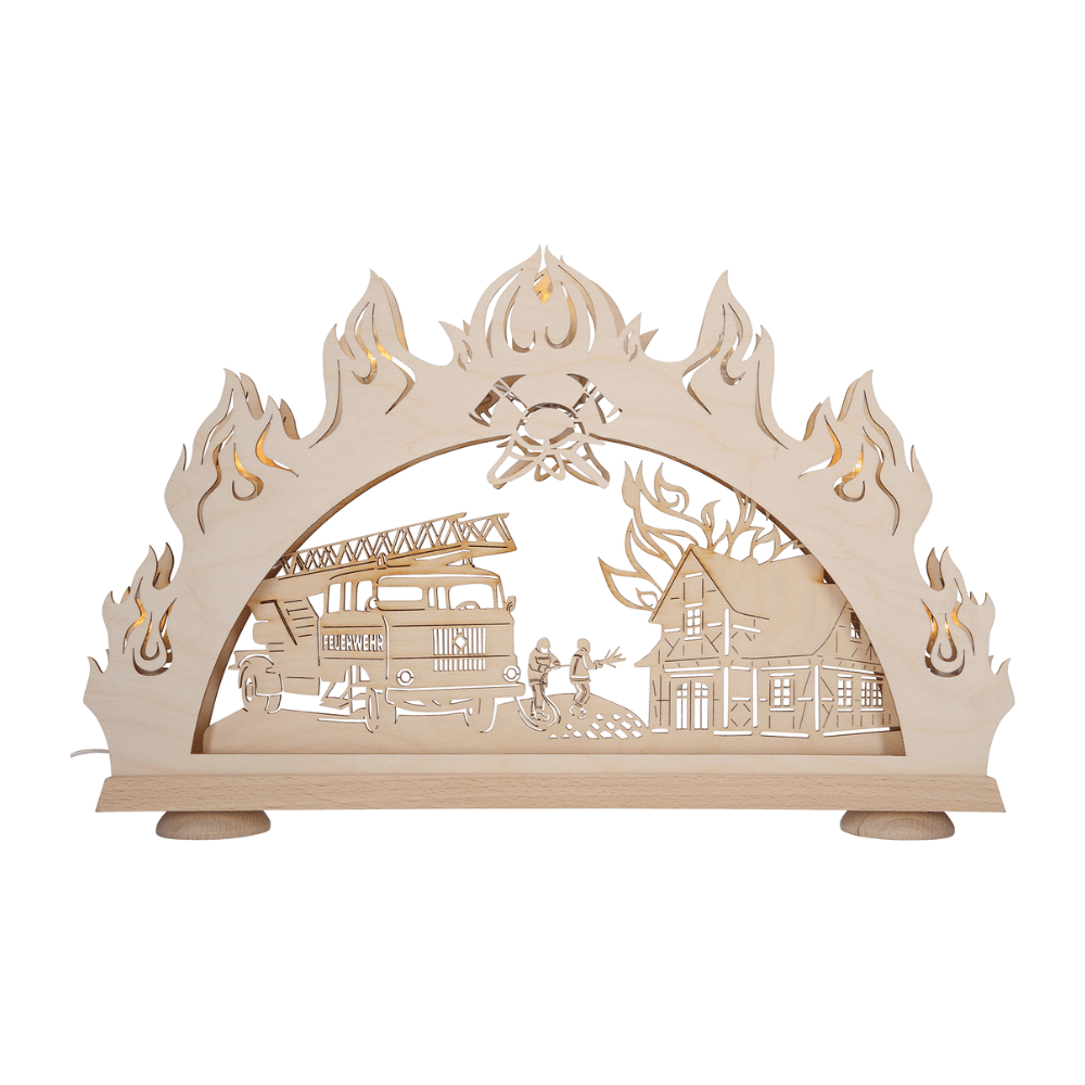 3D - Lichterbogen 'Feuerwehr' - WeihnachtsladenSAICO