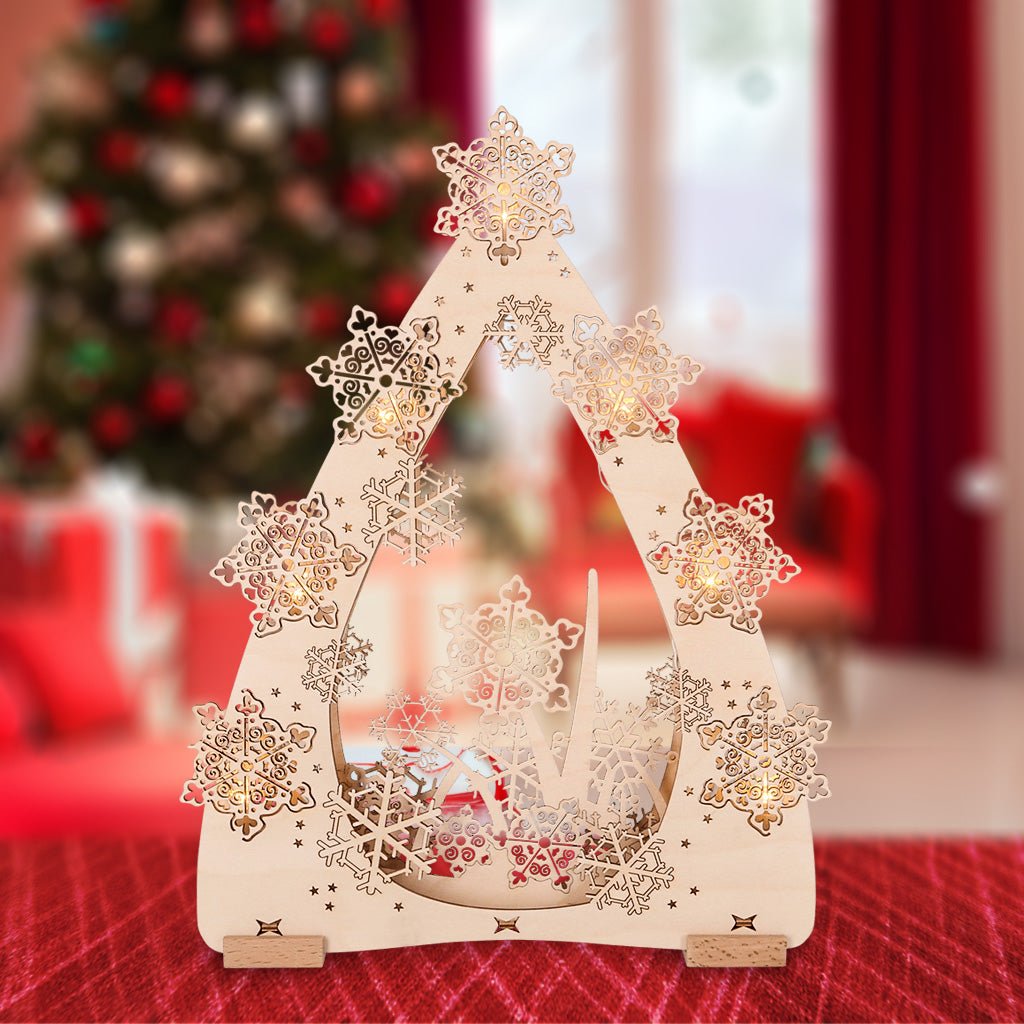 3D - Lichterspitze 'Eissterne' - WeihnachtsladenSAICO