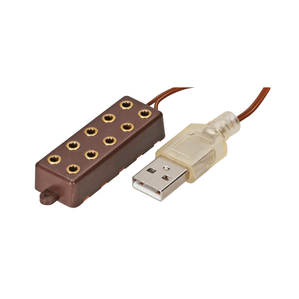 5 - fach USB - Verteiler mit Steckerleitung - WeihnachtsladenKuhnert