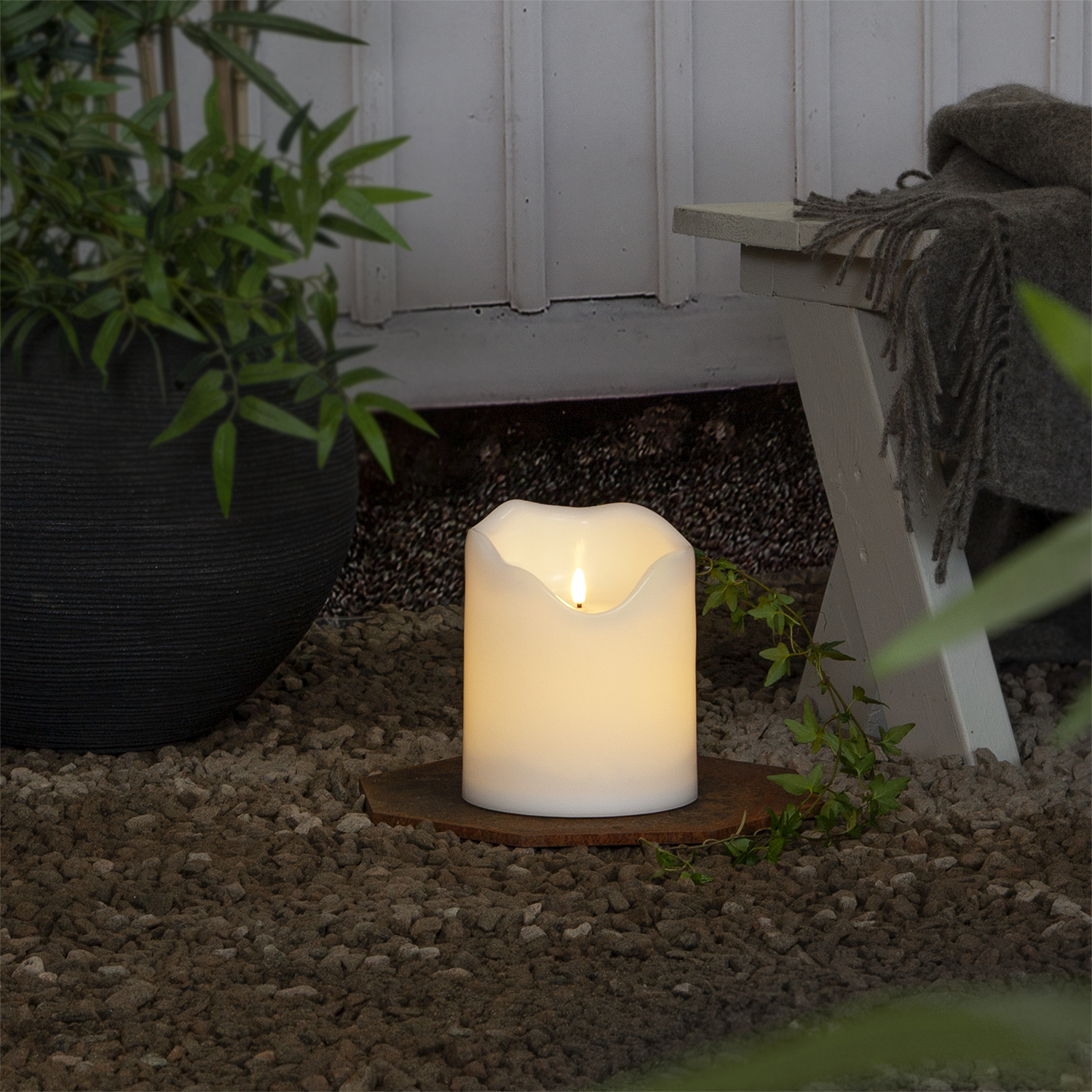LED-Kerze 'Flamme Grand' 20cm
