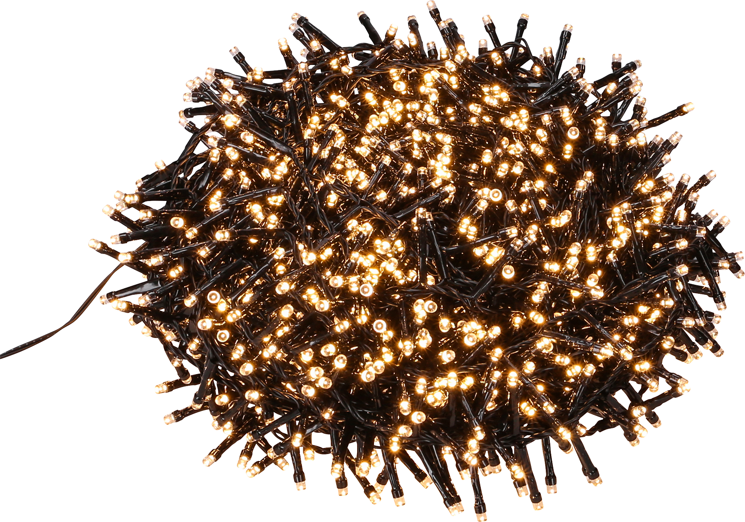 LED B√ºschellichterkette 'Cluster' mit 1500 warmei√üen Lichtern | Innen- Au√üenbereich