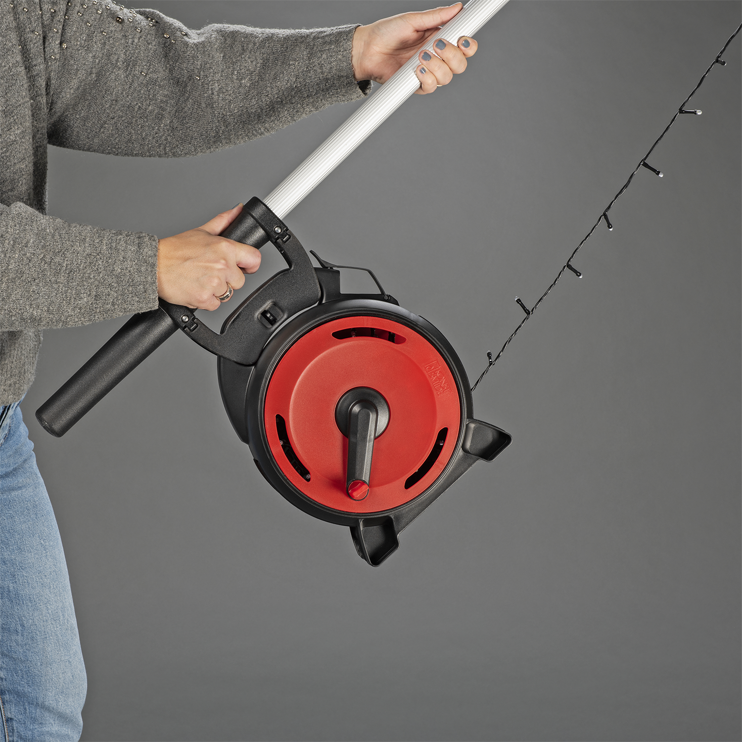 Teleskopstab f√ºr Lichterketten und Vorh√§nge