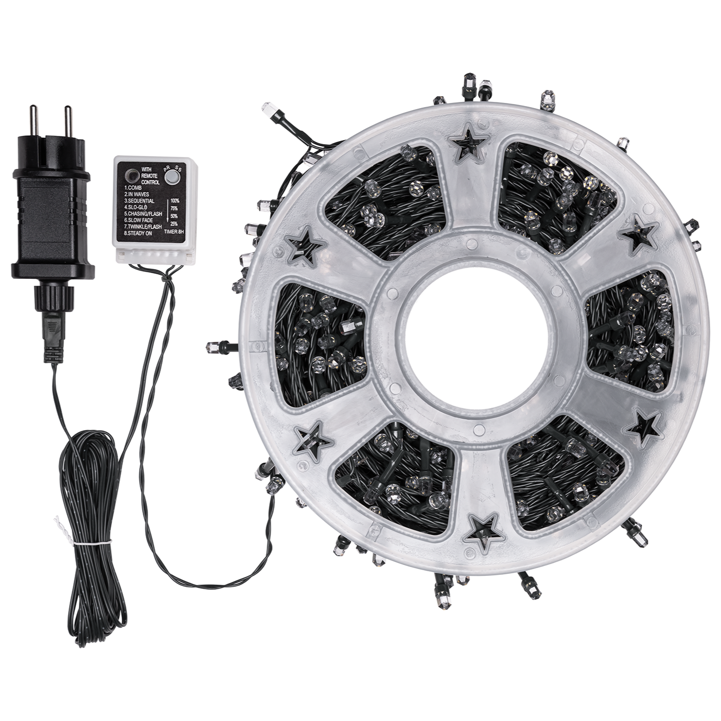 LED Lichterkette 500 bernsteinfarbene LED