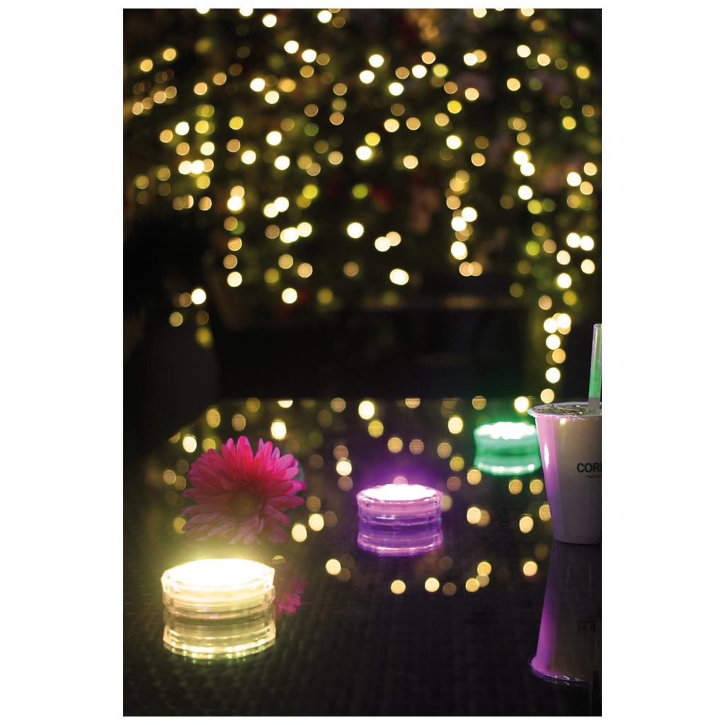 LED-Dekolicht 'Water Candle' RGB