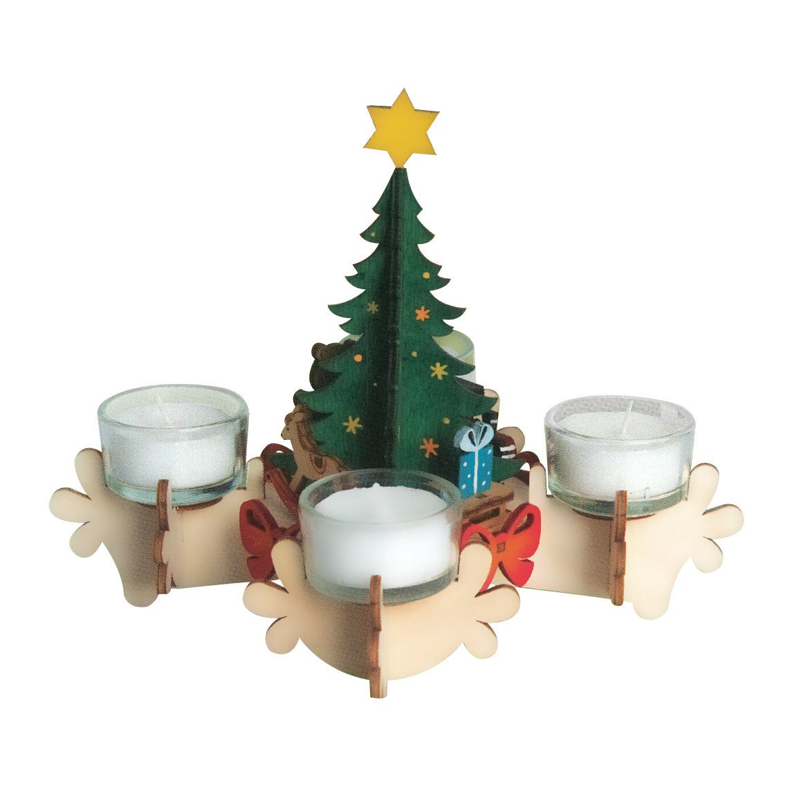 Bastelset Adventsleuchter - WeihnachtsladenDrechslerei Kuhnert