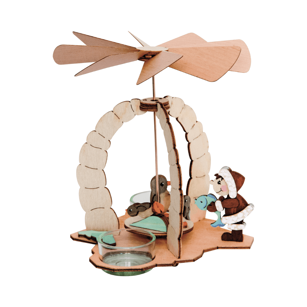 Bastelset 'Pinguinpyramide' - WeihnachtsladenDrechslerei Kuhnert