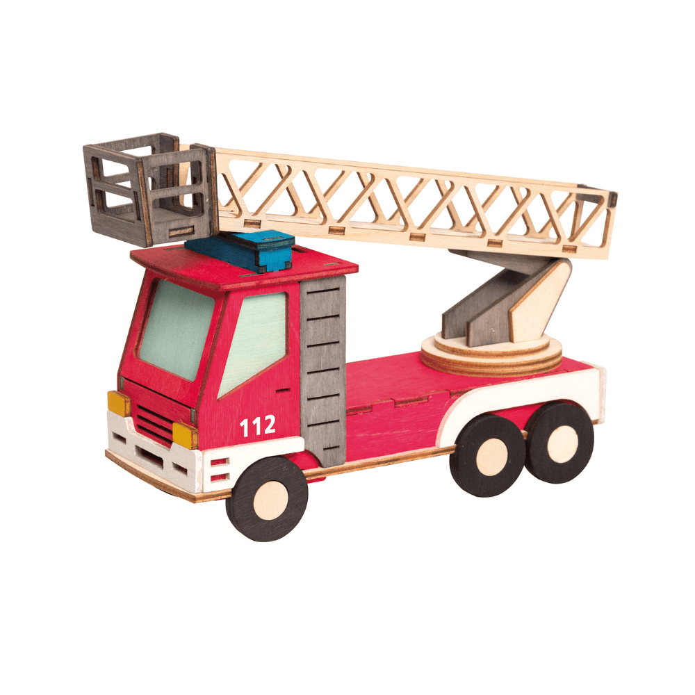 Bastelset Rauch - Feuerwehrauto - WeihnachtsladenDrechslerei Kuhnert