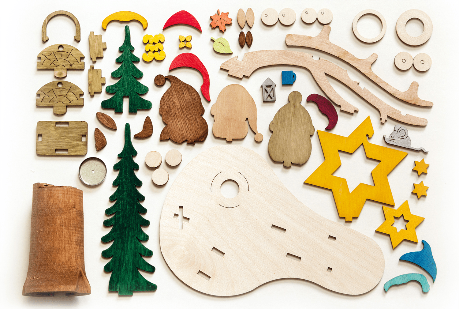 Bastelset Rauchhaus 'Eulen' - WeihnachtsladenDrechslerei Kuhnert