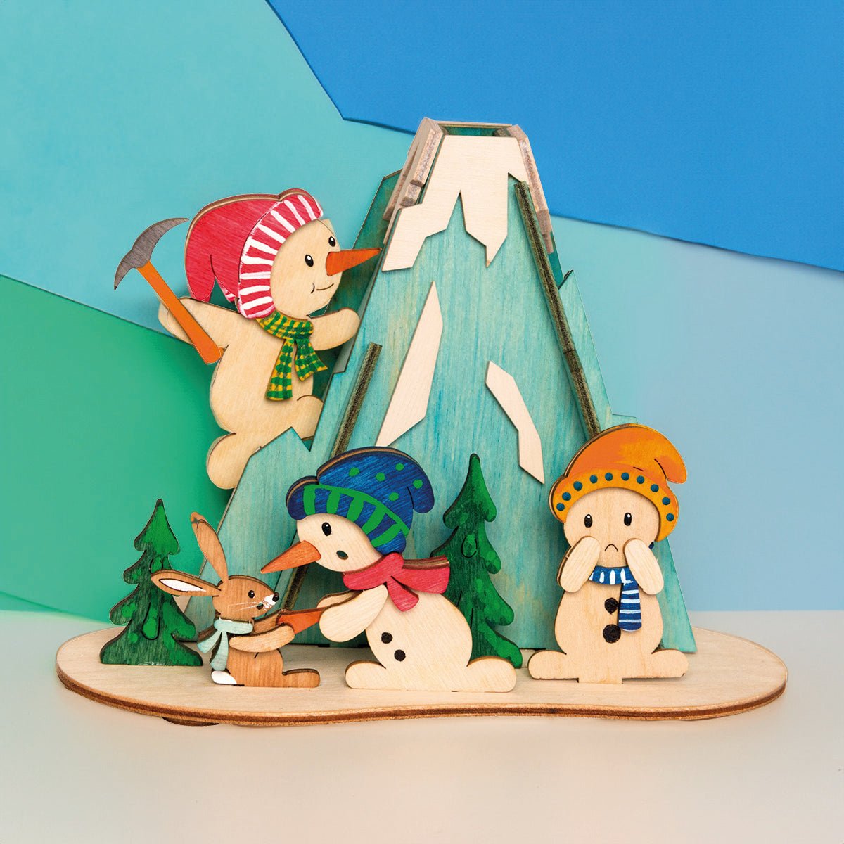 Bastelset Rauchhaus 'Schneemann' - WeihnachtsladenDrechslerei Kuhnert