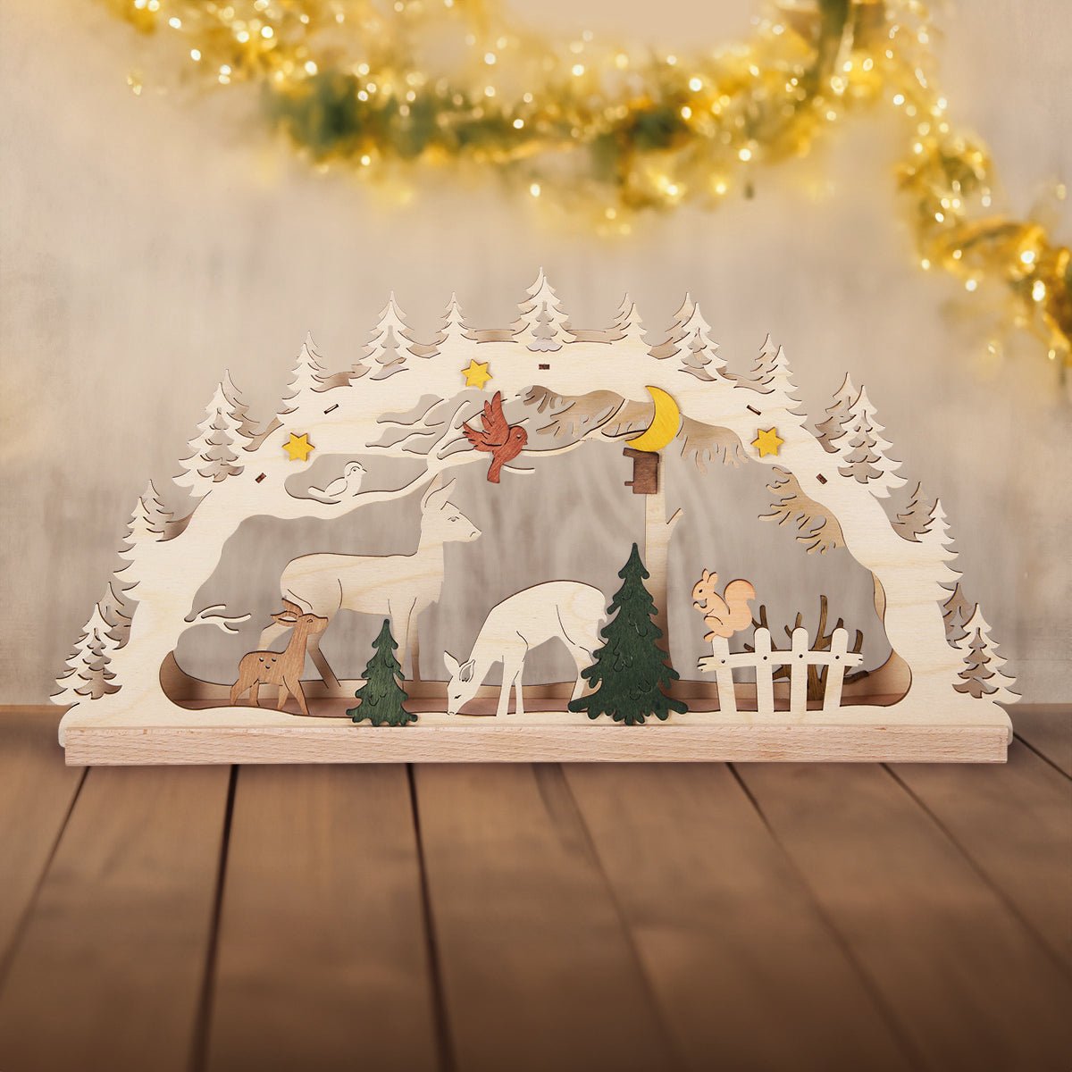Bastelset Schwibbogen 'Wald' - WeihnachtsladenDrechslerei Kuhnert