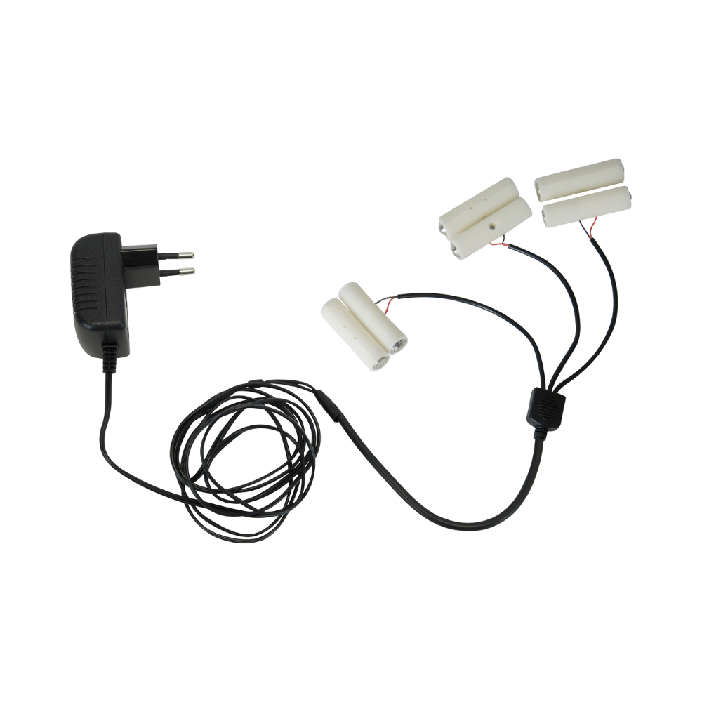 Batterie - Adapter für batteriebetriebene Lichterketten - WeihnachtsladenStar Trading