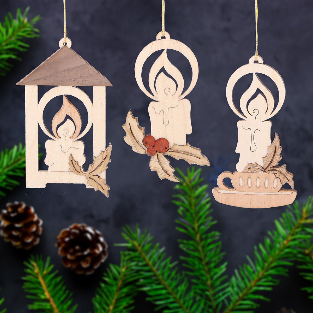 Baumschmuck 'Lichter' - WeihnachtsladenDrechslerei Kuhnert