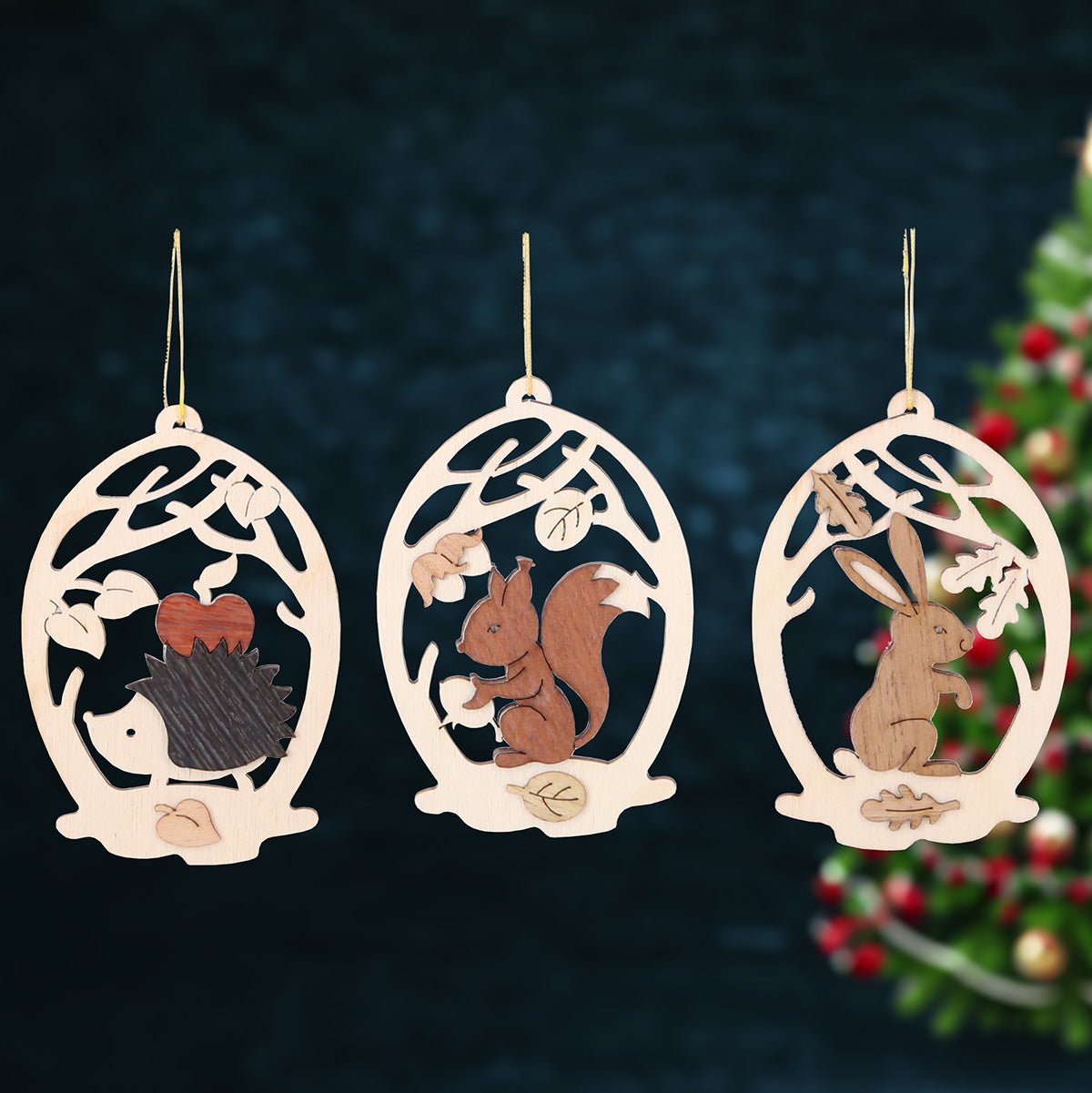 Baumschmuck 'Waldtiere' - WeihnachtsladenDrechslerei Kuhnert