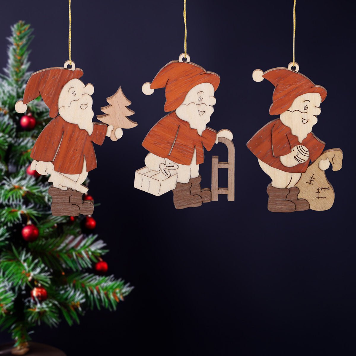 Baumschmuck 'Weihnachtsmann' - WeihnachtsladenDrechslerei Kuhnert