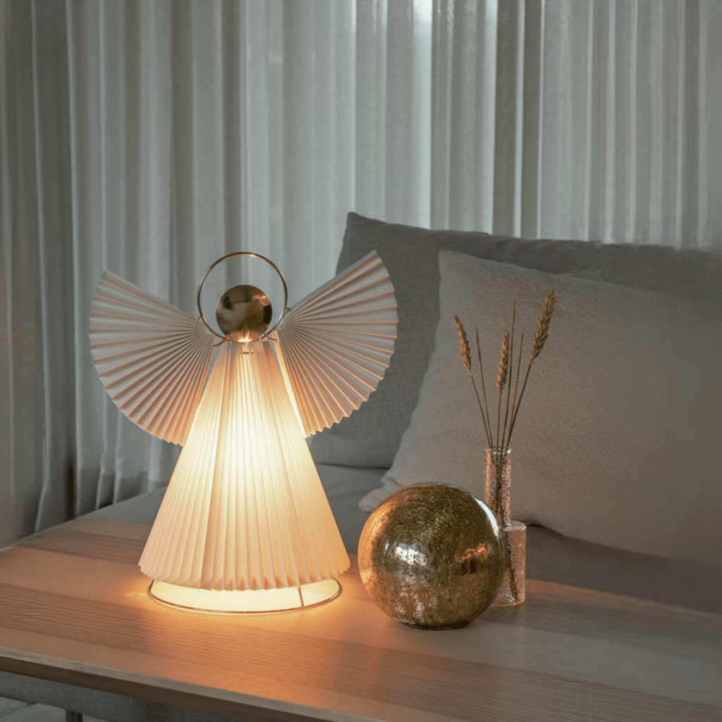 Beleuchteter Papierengel 36cm - WeihnachtsladenKonstsmide