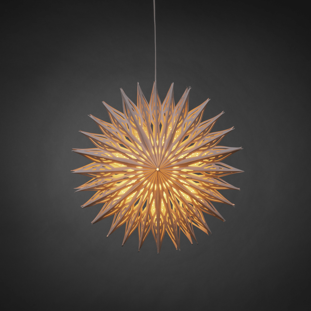 Beleuchteter Papierstern - WeihnachtsladenKonstsmide