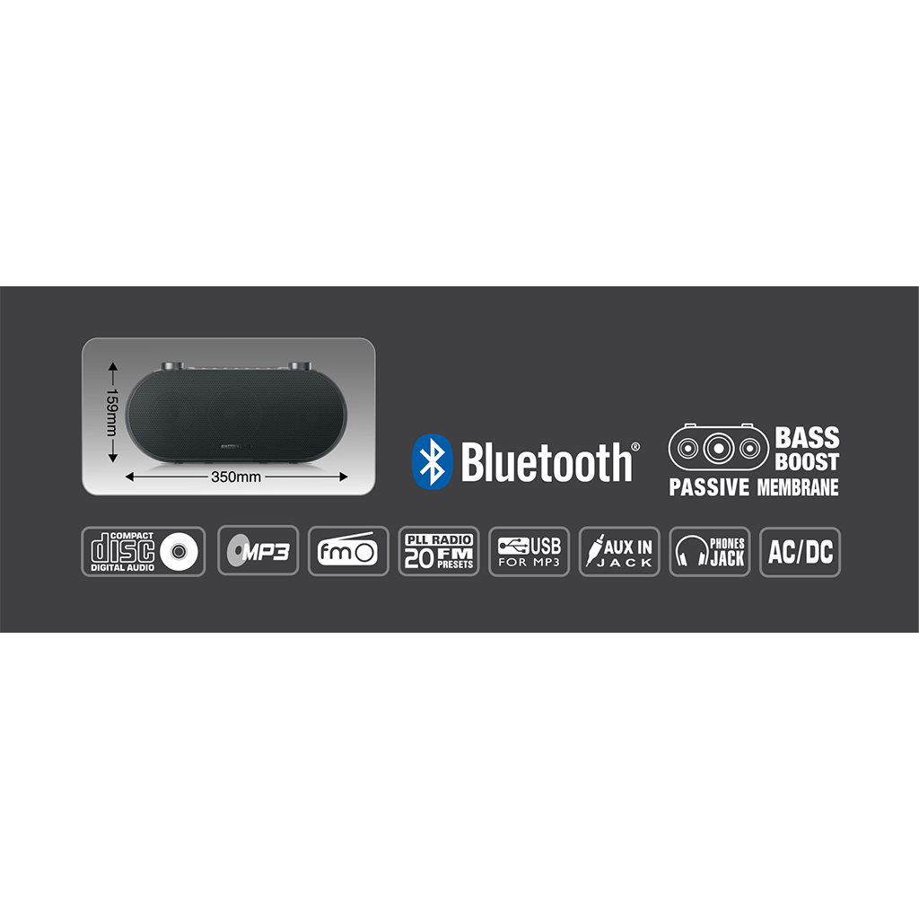 Bluetooth - Radio mit CD/MP3 und USB - WeihnachtsladenMuse