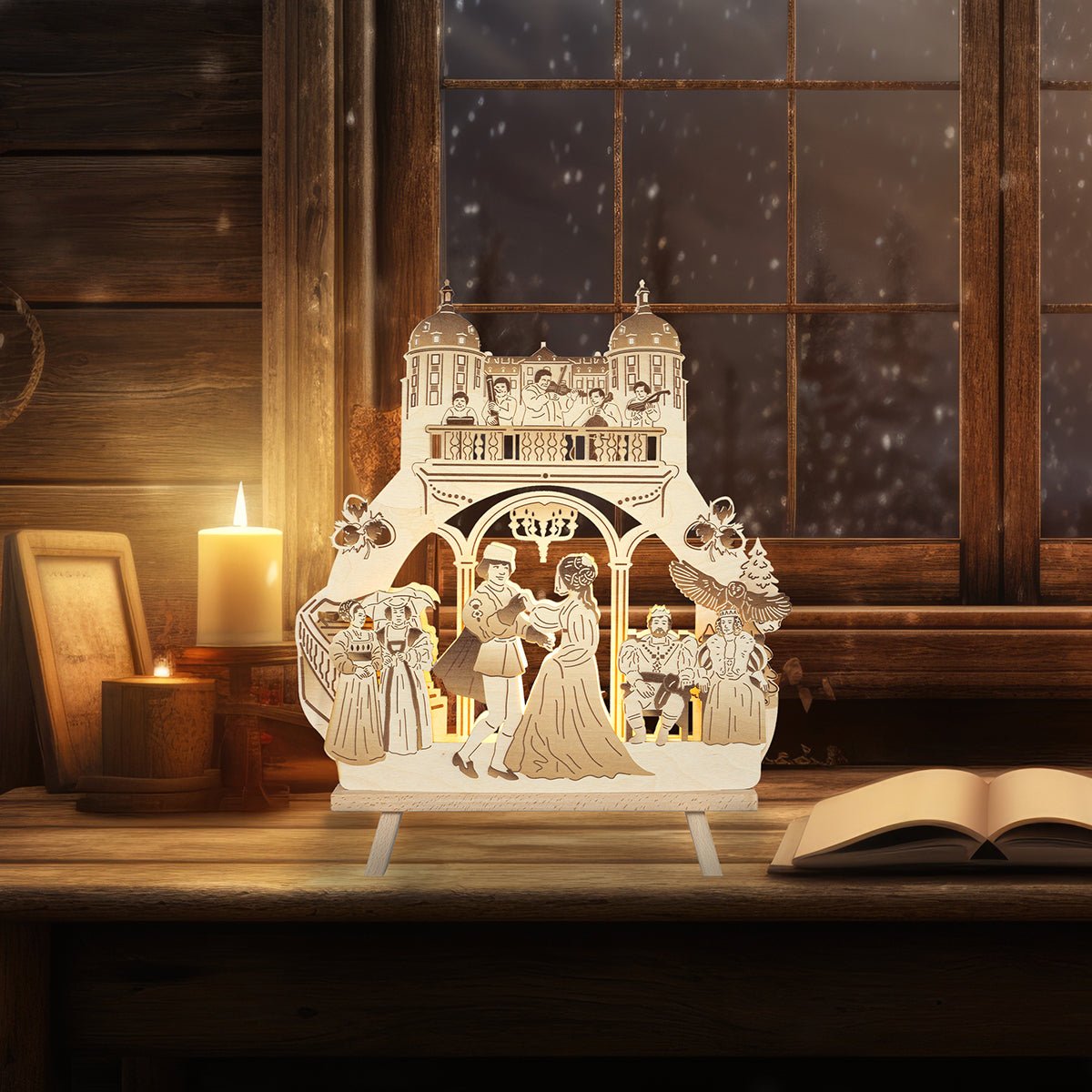 Dekoleuchte 'Drei Haselnüsse für Aschenbrödel' - WeihnachtsladenSAICO