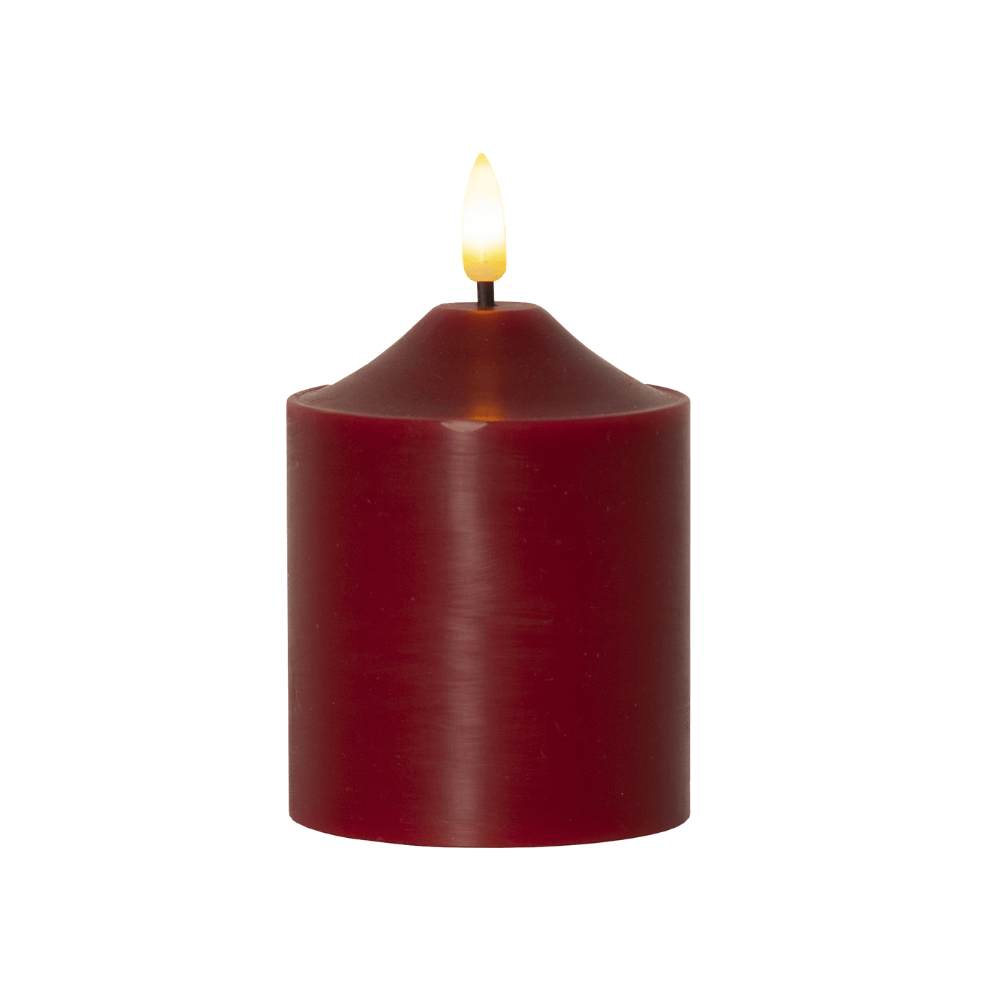 Dekorative LED - Kerze mit flackernder Flamme - WeihnachtsladenStar Trading