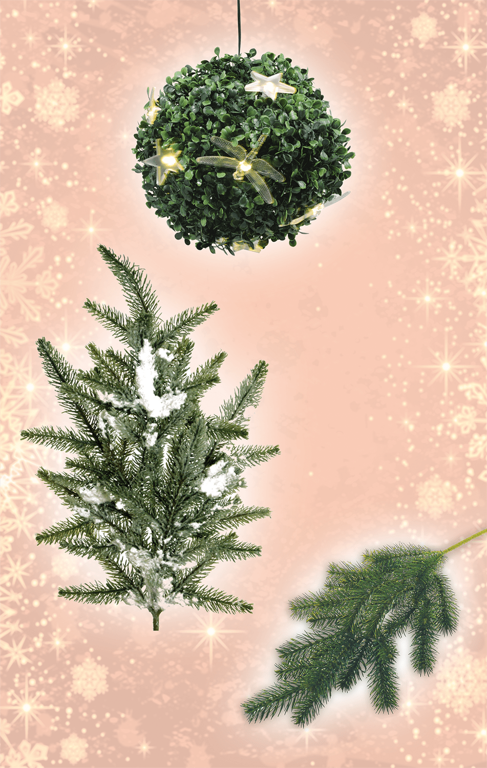 Dekorativer Tannenzweig - WeihnachtsladenSöllner Floristik