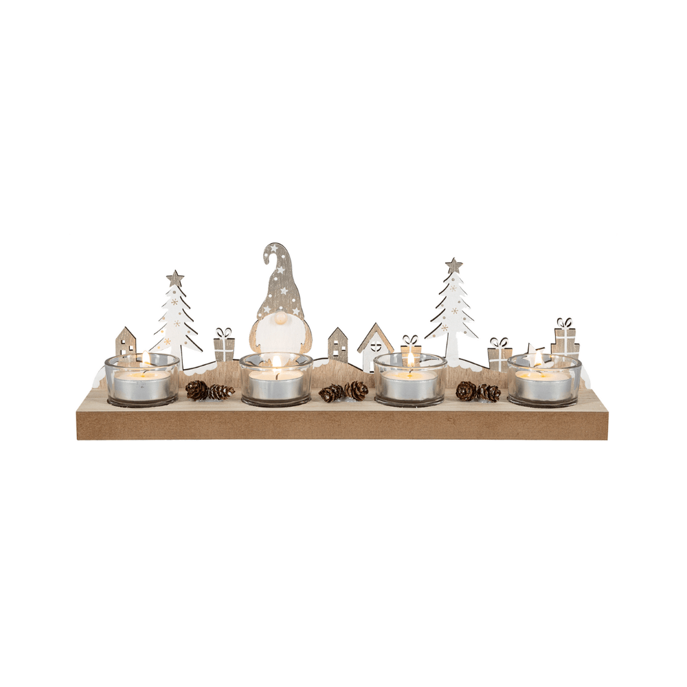 Dekorativer Teelichthalter 'Wichtel' - WeihnachtsladenSAICO