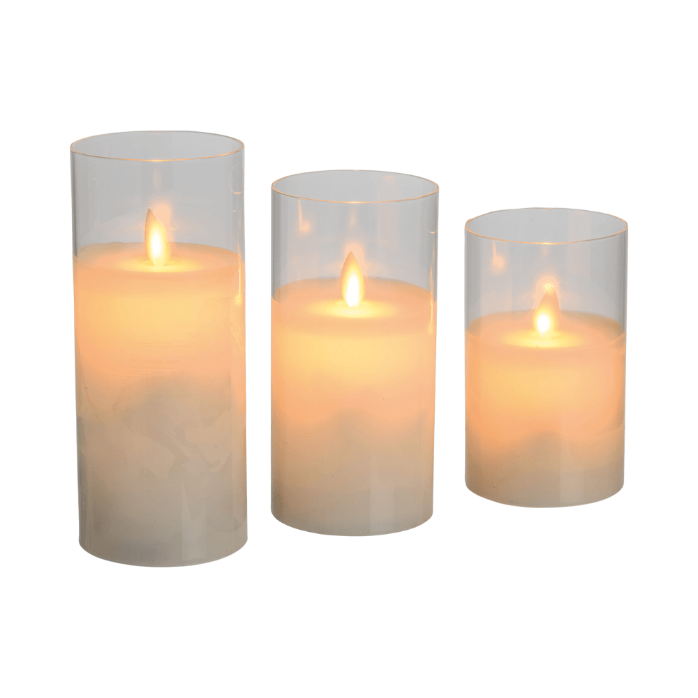 Dekoratives LED - Kerzenset - WeihnachtsladenLotti