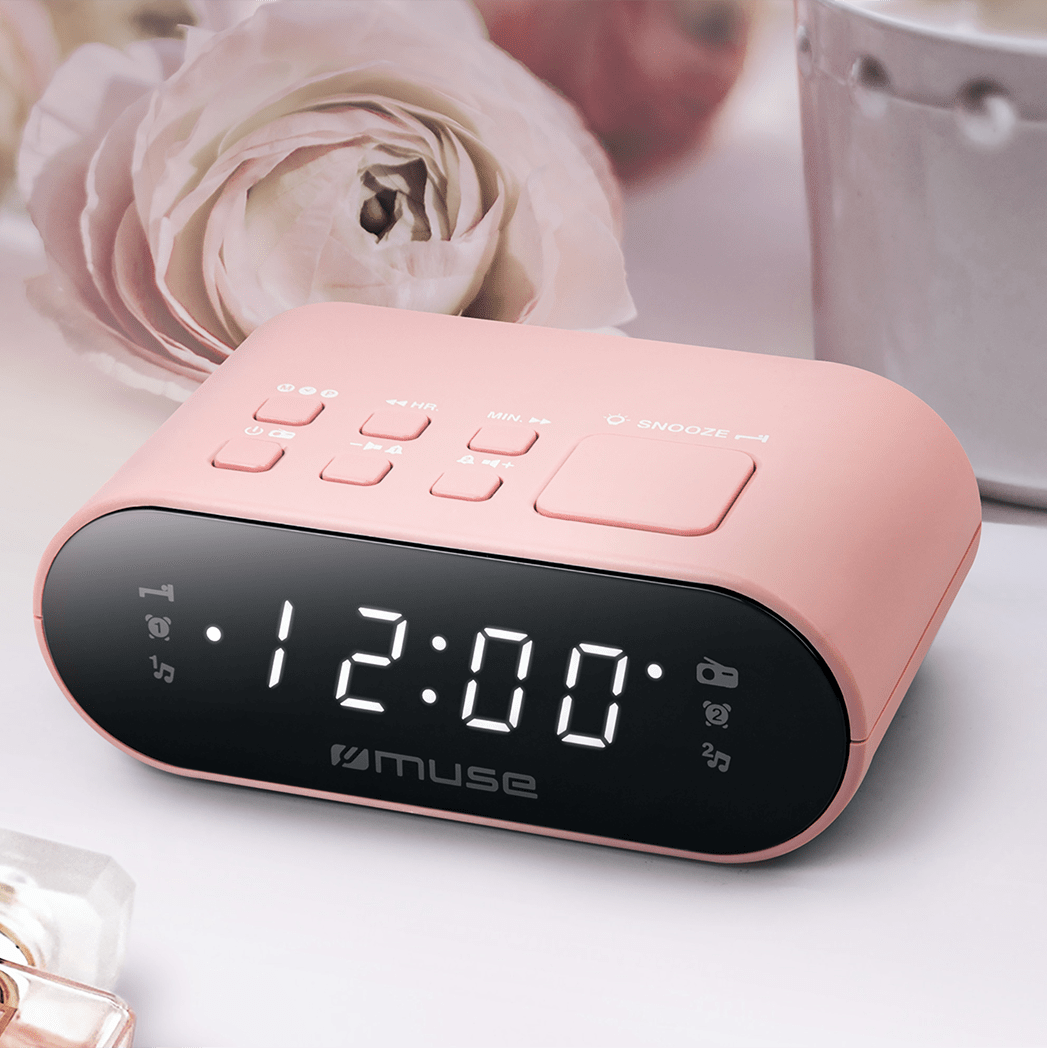 Digital - Uhrenradio M - 10 CPK pink - WeihnachtsladenMuse