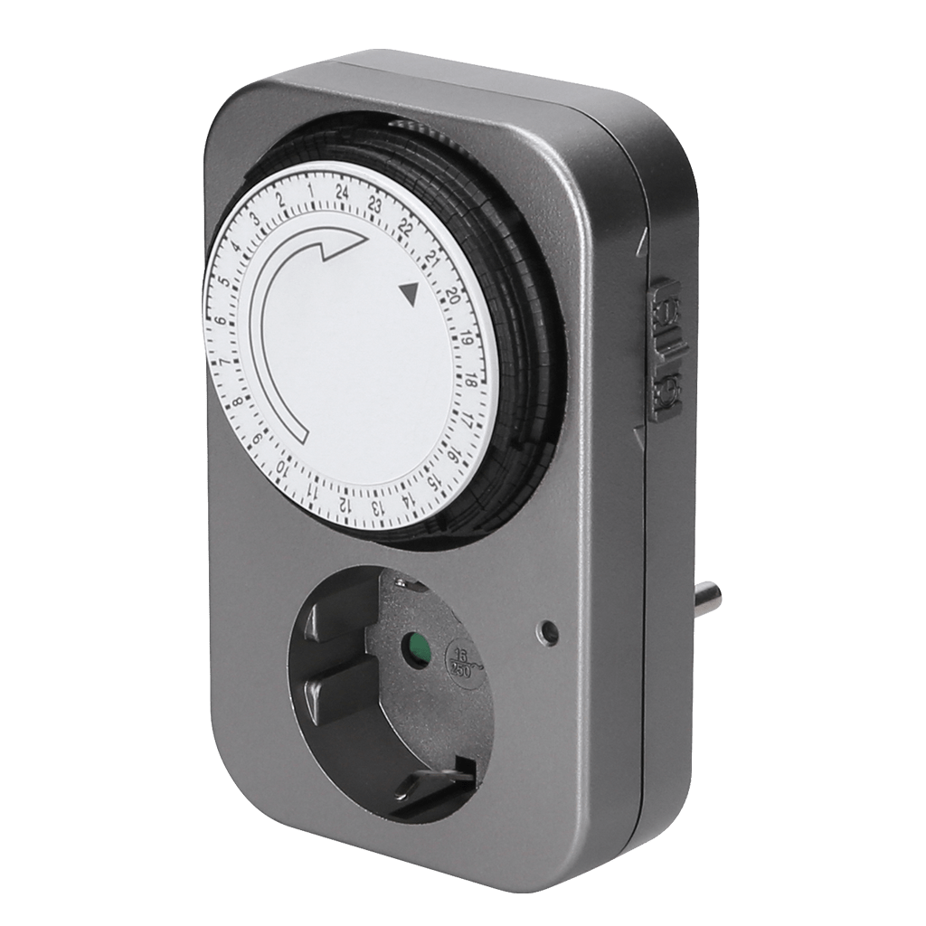 EGB - 24 Stunden Zeitschaltuhr anthrazit - WeihnachtsladenEGB