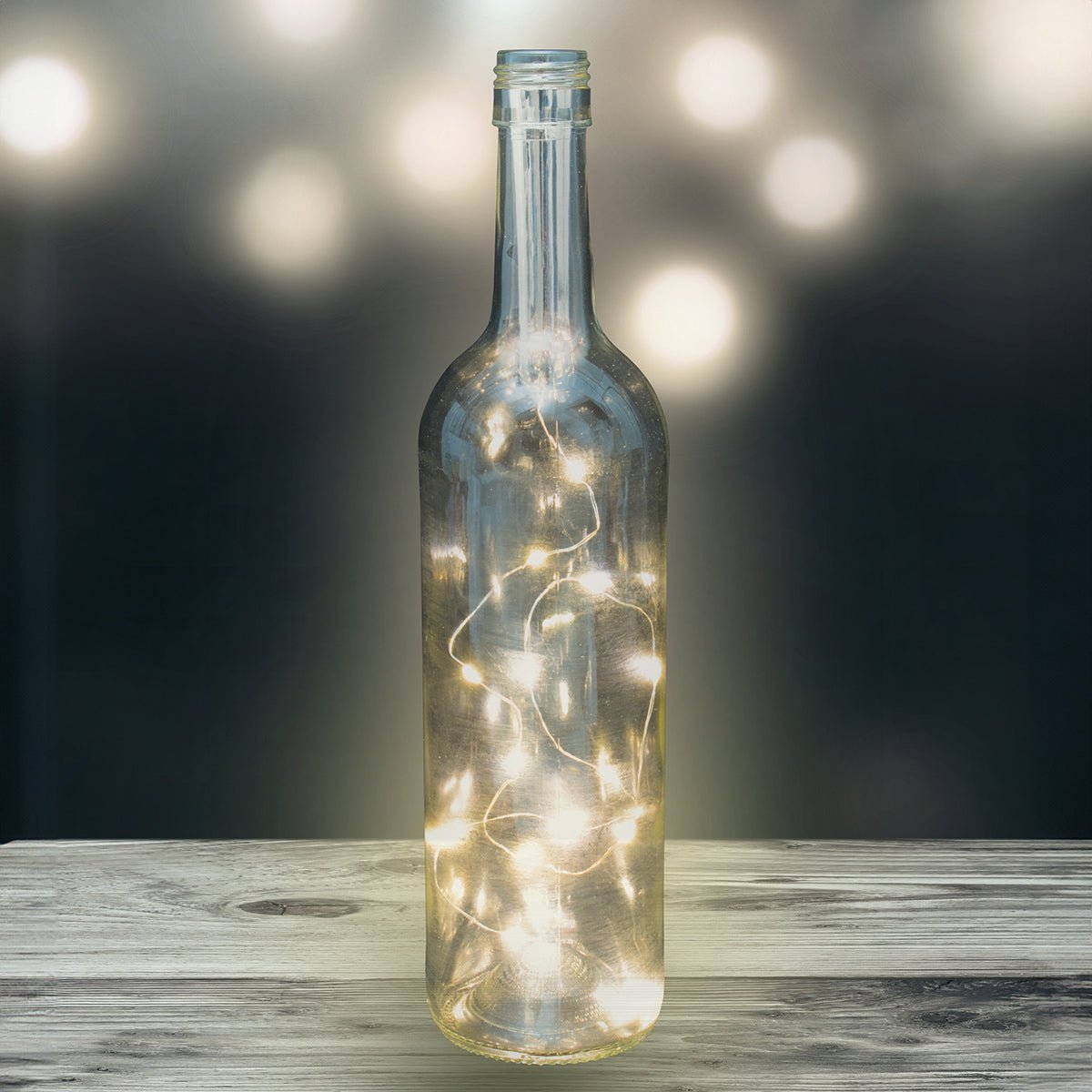 EGB LED - Lichterkette 40 fl. warmweiß, mit Timer silberfarbener Draht, batteriebetrieben - WeihnachtsladenEGB