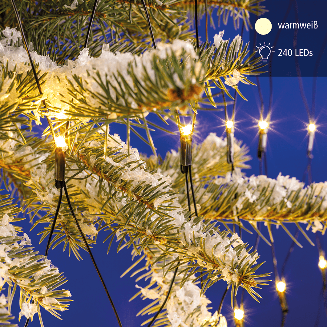 EGB LED - Lichternetz 2m x 2m 240 ww LED - WeihnachtsladenEGB