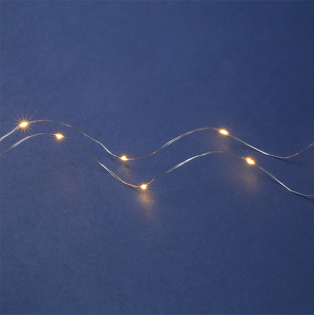 EGB LED - Microlichterkette 40 ww LED 32286 Batteriebetrieb - WeihnachtsladenEGB