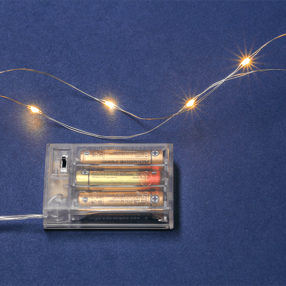 EGB LED - Microlichterkette 40 ww LED 32286 Batteriebetrieb - WeihnachtsladenEGB