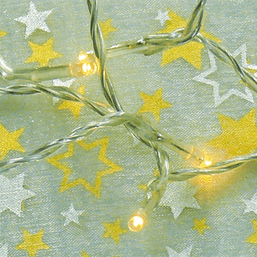 EGB LED - Mini - Lichterkette 10 flg. Batteriebetrieb mit Timer - WeihnachtsladenEGB