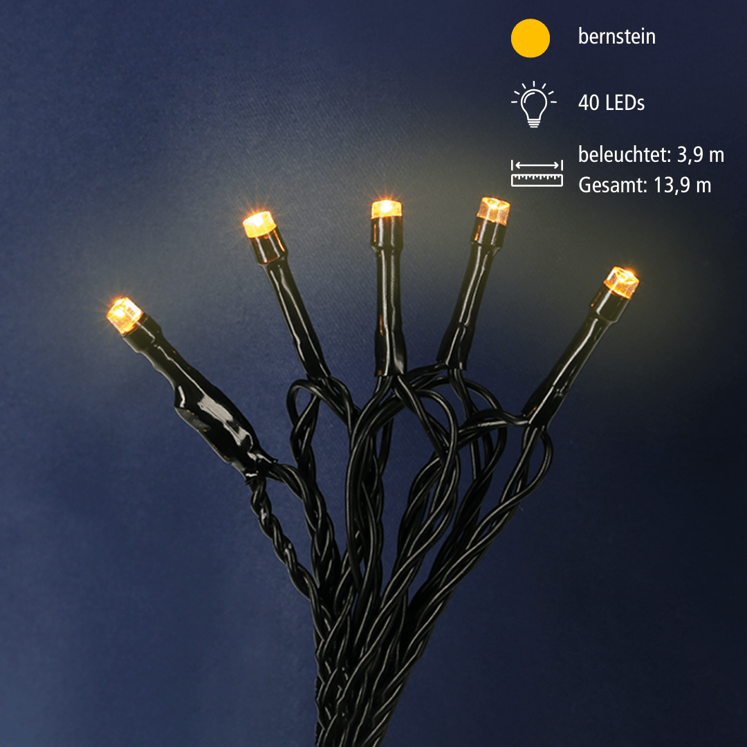 EGB LED - Mini - Lichterkette bernstein - WeihnachtsladenEGB