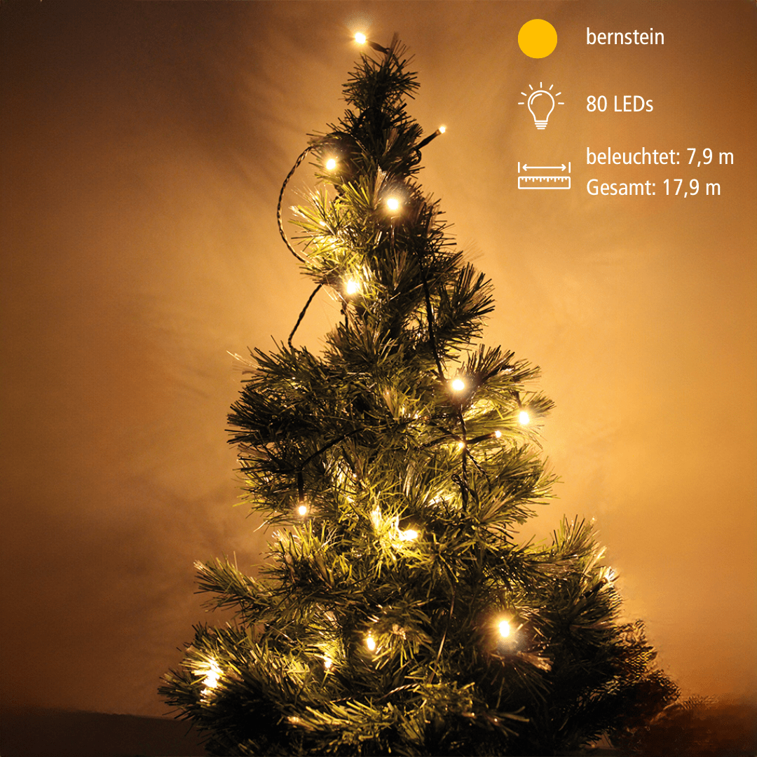 EGB LED - Mini - Lichterkette bernstein - WeihnachtsladenEGB