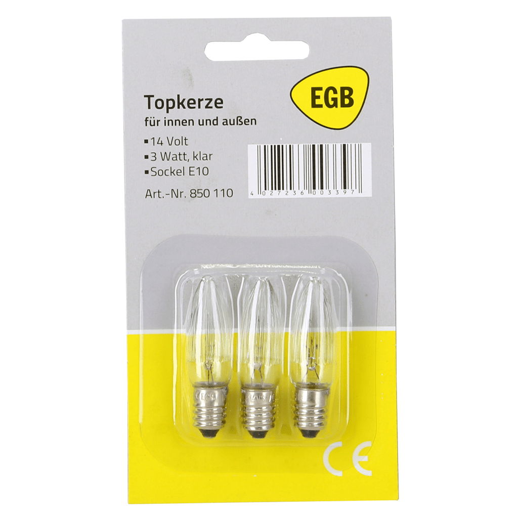 EGB Topkerzen 14V/3W - WeihnachtsladenEGB
