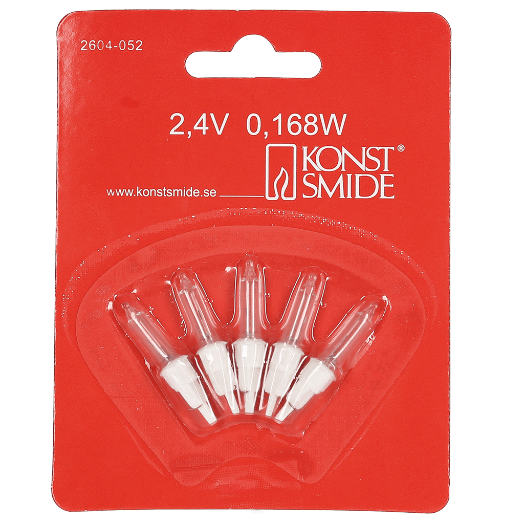 Ersatzlämpchen 2,4V 0,168W - WeihnachtsladenKonstsmide