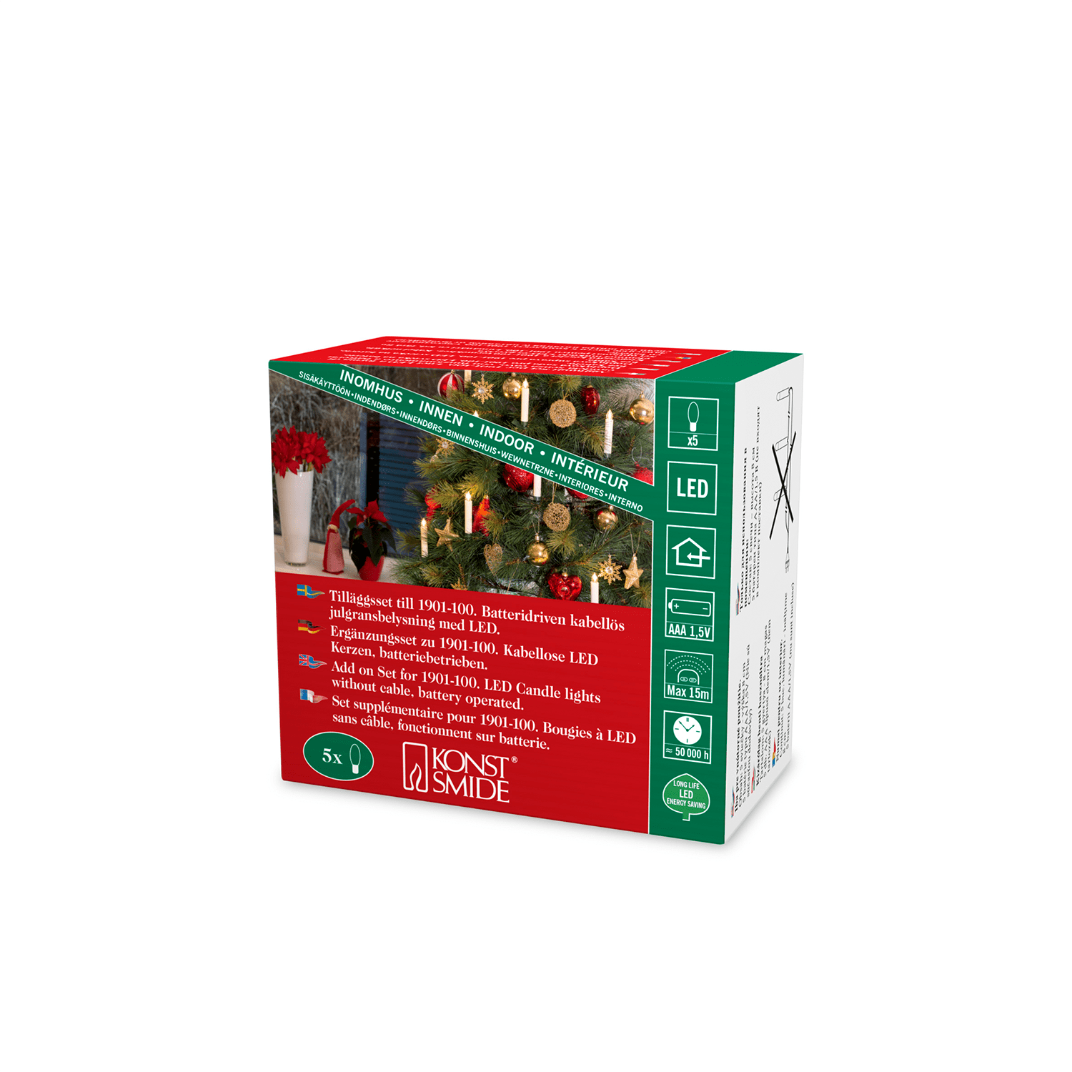 Erweiterungs - Set LED - Kerzen - WeihnachtsladenKonstsmide