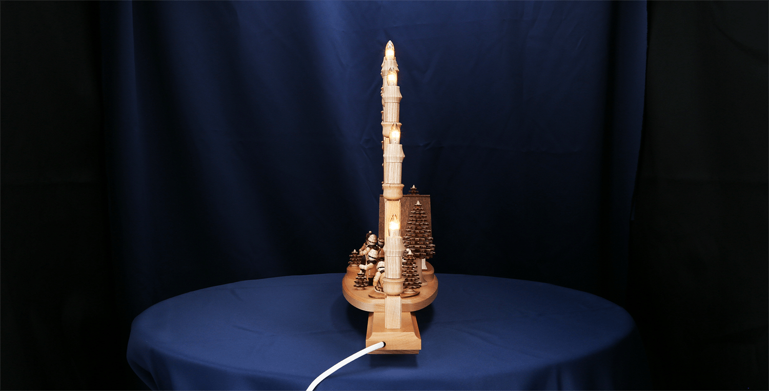 Erzgebirgischer Schwibbogen "Winterkinder" - WeihnachtsladenLenk & Sohn