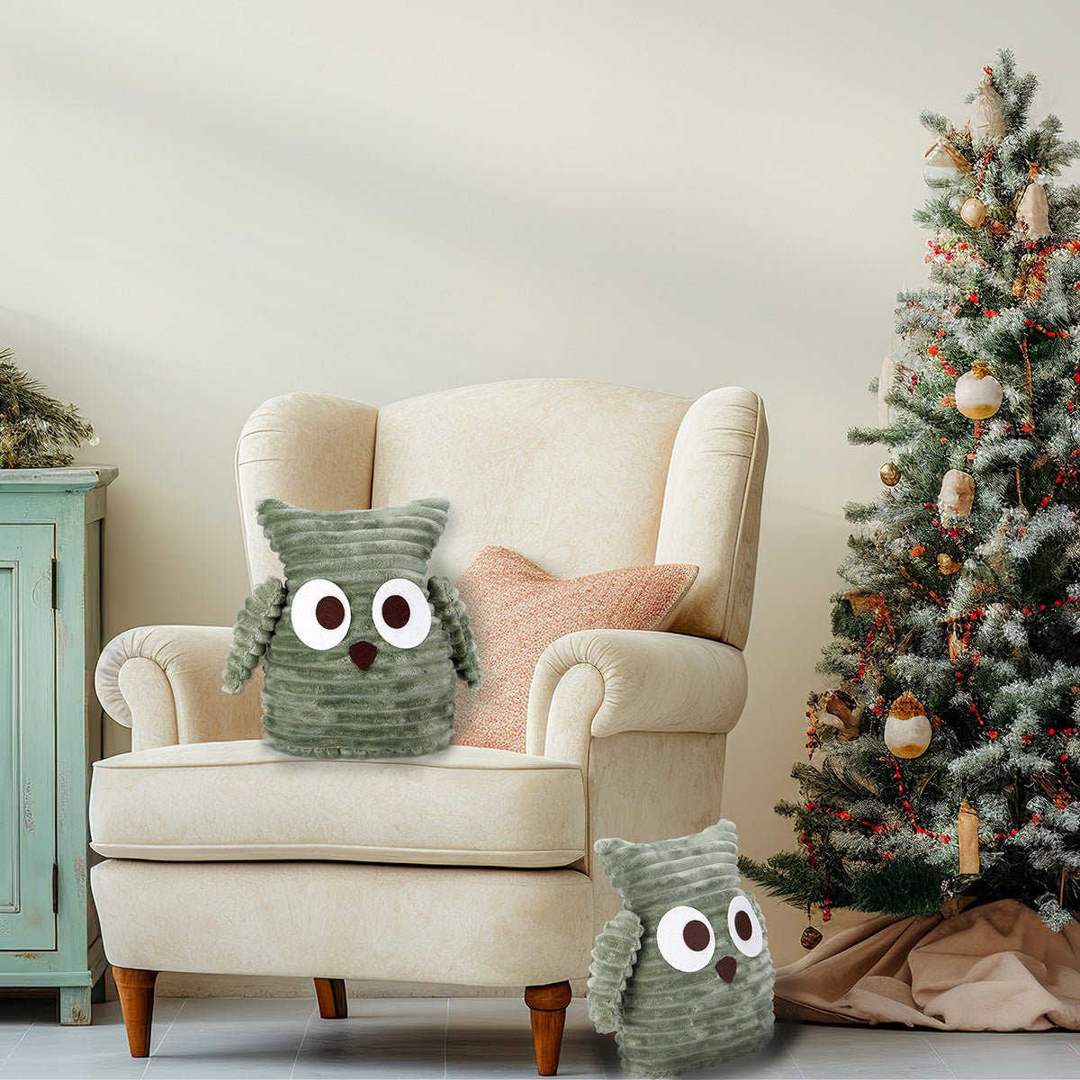 Eule grün 31cm - WeihnachtsladenSöllner Floristik