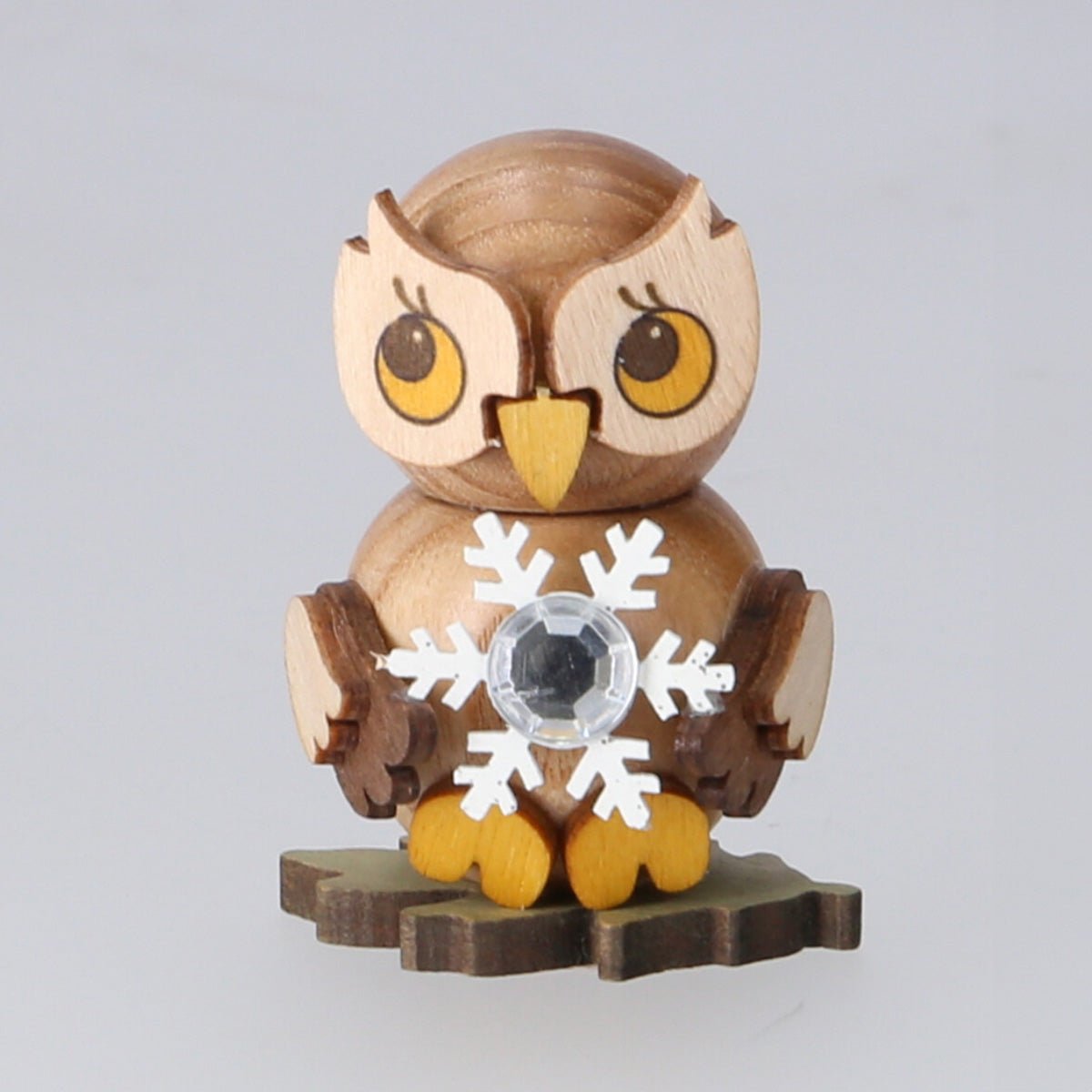 Eulenkinder 5er - Set zum Stellen - WeihnachtsladenDrechslerei Kuhnert