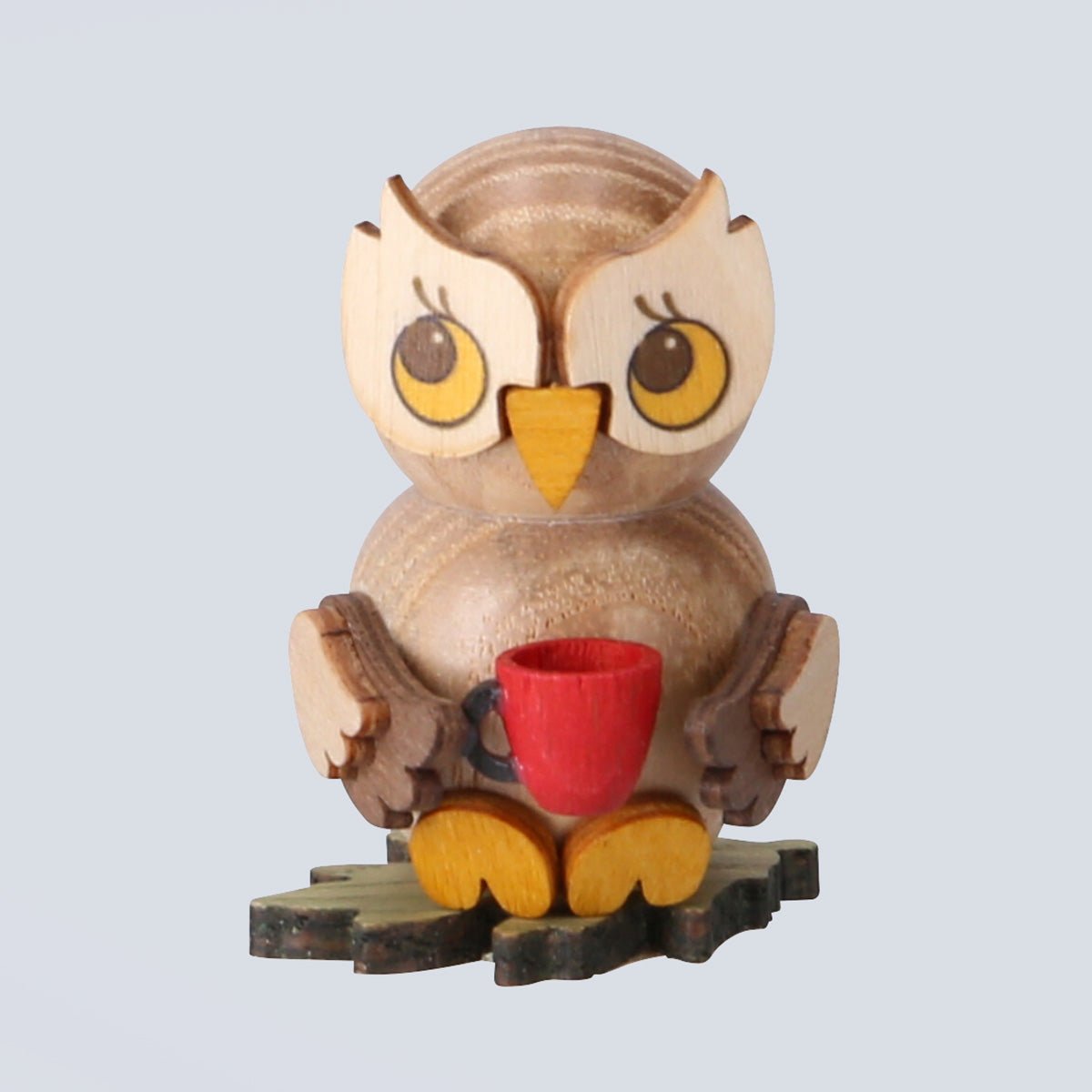 Eulenkinder 5er - Set zum Stellen - WeihnachtsladenDrechslerei Kuhnert