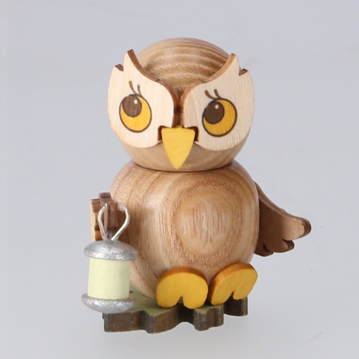 Eulenkinder 5er - Set zum Stellen - WeihnachtsladenDrechslerei Kuhnert