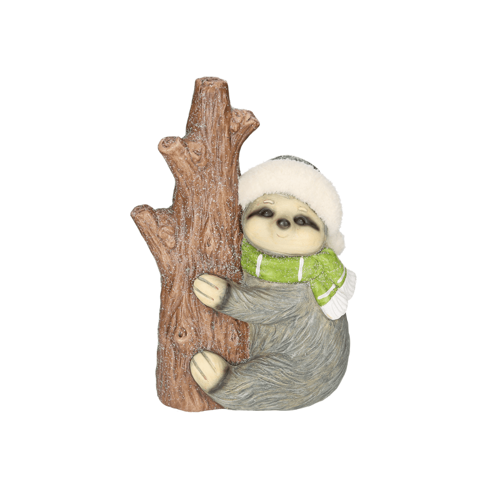 Faultier mit Baumstamm - WeihnachtsladenRiffelmacher & Weinberger