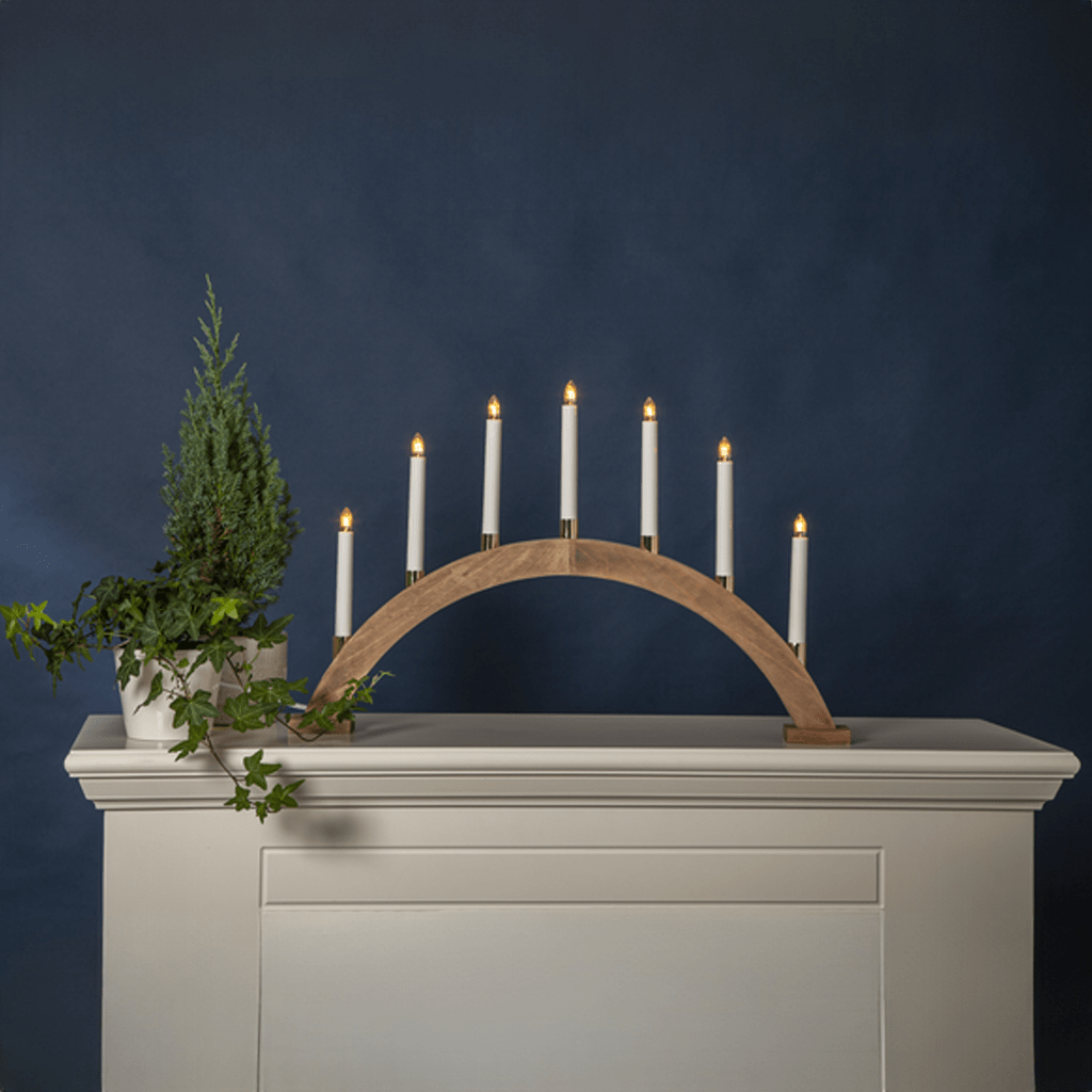 Fensterleuchter 'Gillian' braun - WeihnachtsladenStar Trading