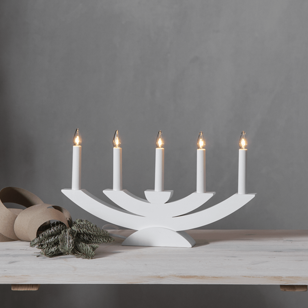 Fensterleuchter 'Navida' weiß - WeihnachtsladenStar Trading