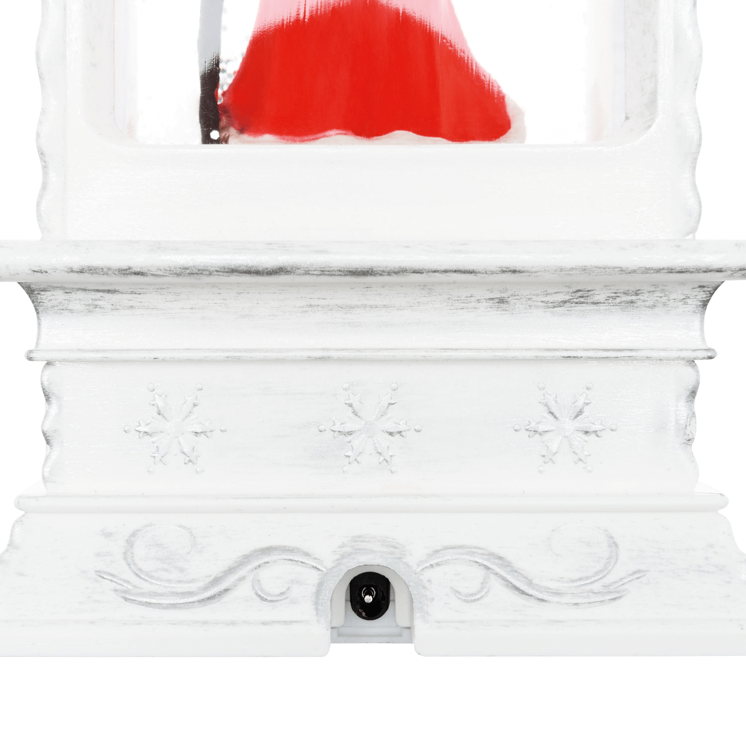 Festliche LED - Laterne mit Schneeglitzer - WeihnachtsladenLotti