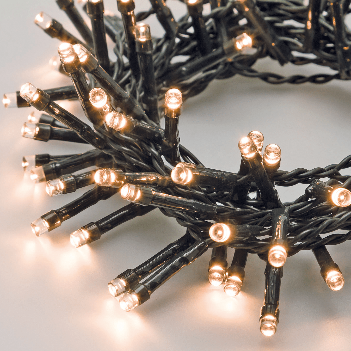 Festliche LED - Lichterkette mit warmweißen Lichtern - WeihnachtsladenLotti